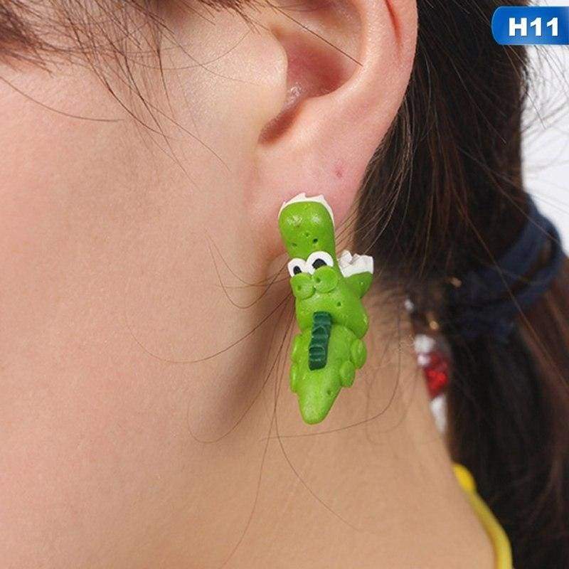 Cute Animal Earrings - H11 - Stud Earrings