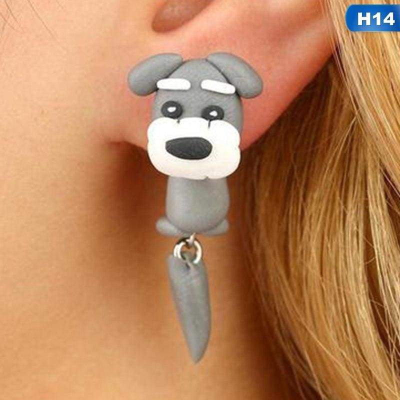 Cute Animal Earrings - H14 - Stud Earrings