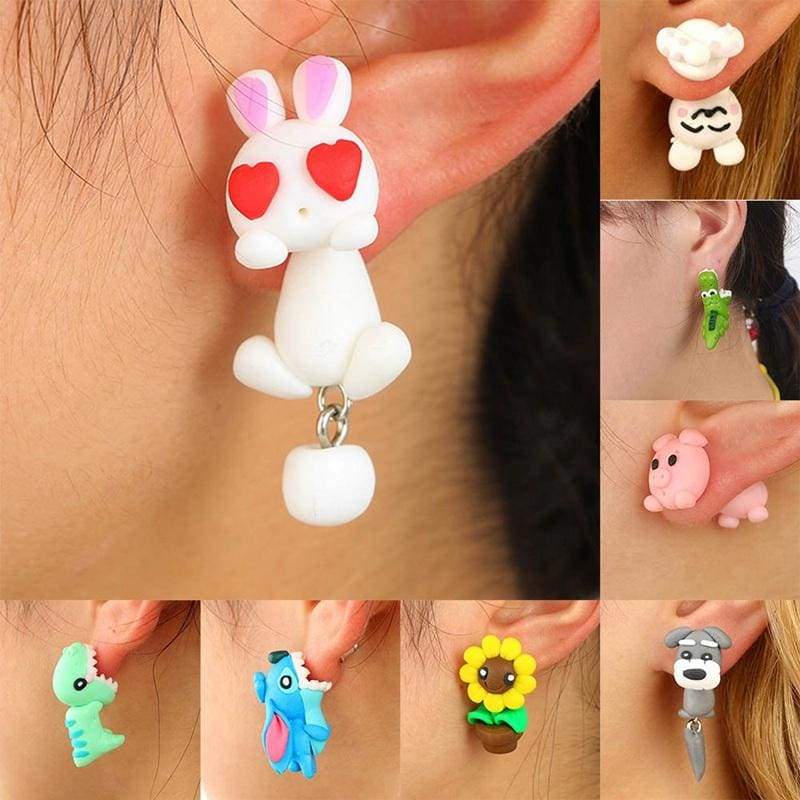 Cute Animal Earrings - Stud Earrings
