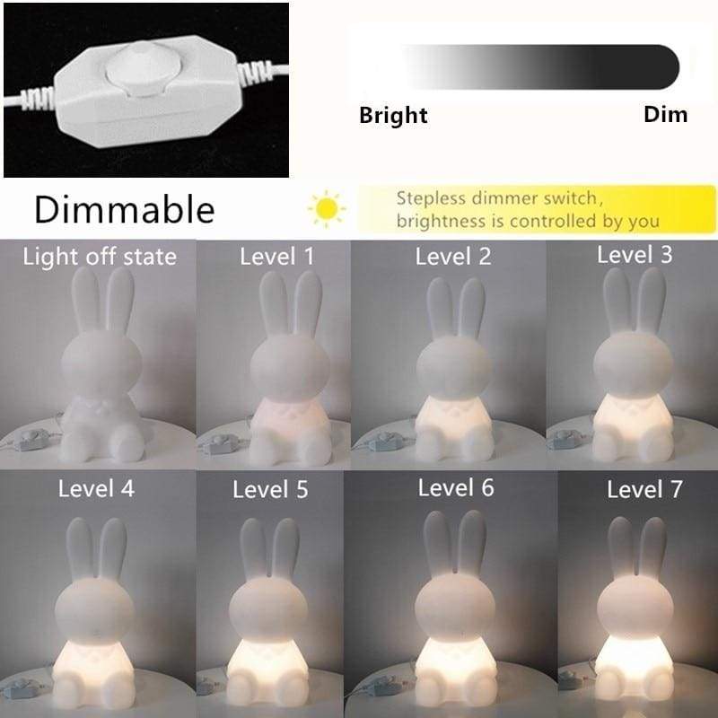 Cute Bunny Rabbit Lamp - LED Night Lights