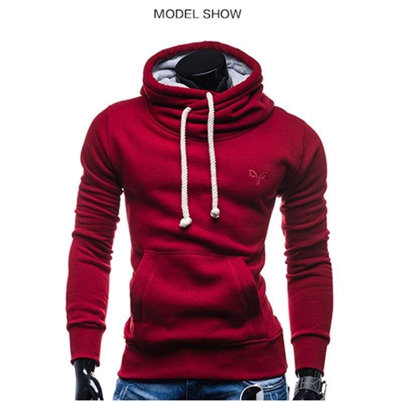 Daniel Hoodie For Men - Red / M - Hoodies & Sweatshirts