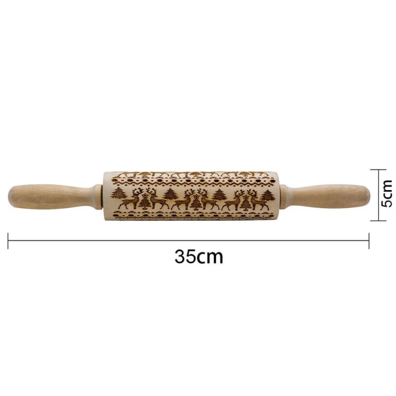 Decorative Rolling Pins Just For You - christmas embossing rolling pin
