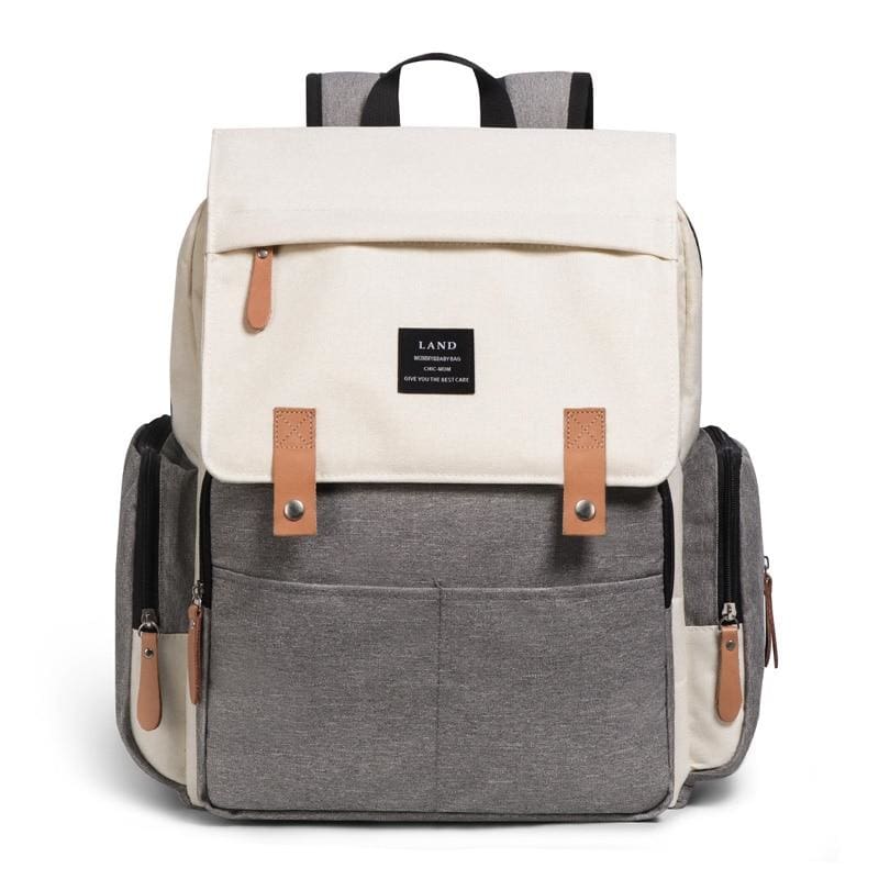 Diaper Bags for Baby Just For You - Gray Beige - Backpacks