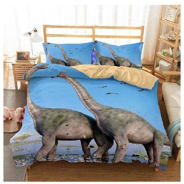 Dinosaur Bedding Set - Red / AU Single - Bedding Sets