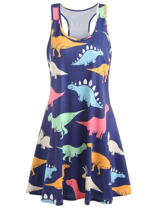 Dinosaur Swing Tank Dress - Home