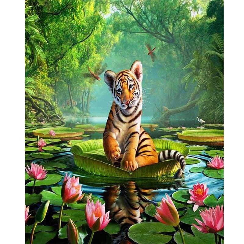 DIY Diamond Painting Full Round 5D Just For You - 10 / 20x30cm - DIY Painting