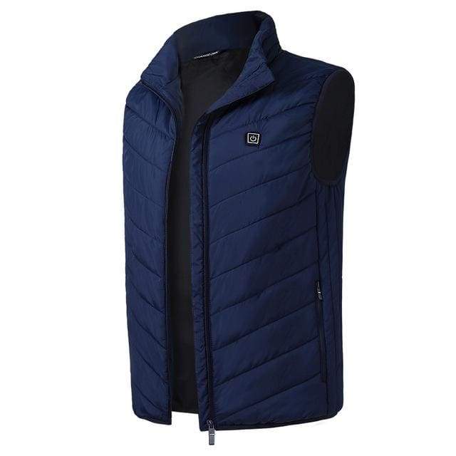 Electric Heated Jacket Vest Mens & Womens - Blue vest / M - Heated Vest1