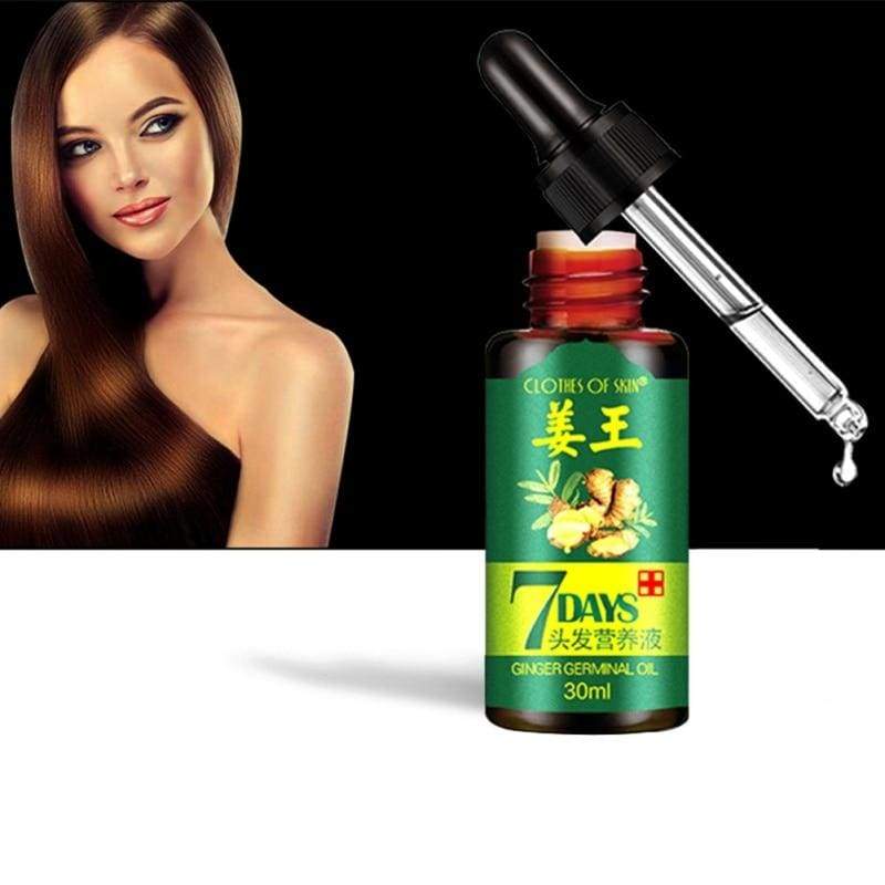 7-Days Hair Growth Ginger Oil - Hair & Scalp Treatments