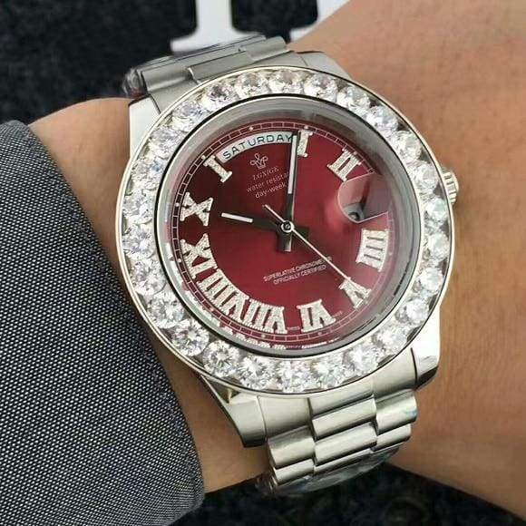 Face diamond watch Just For You - Red 8 - Quartz Watches