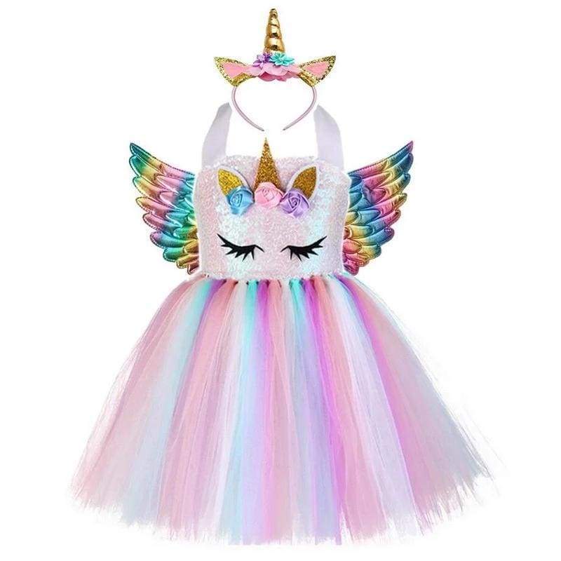 Fairy Dress Outfit For Girls - Halloween Party Dress