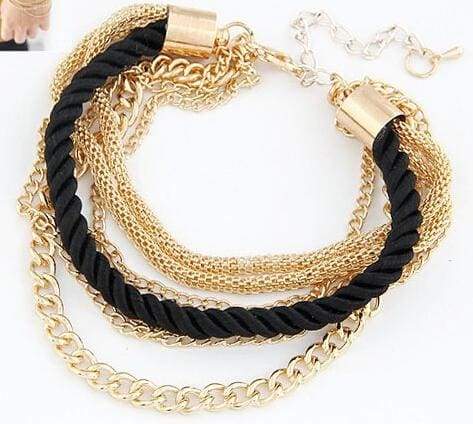 Fashionable Rope Chain Decoration Bracelet - Charm Bracelets
