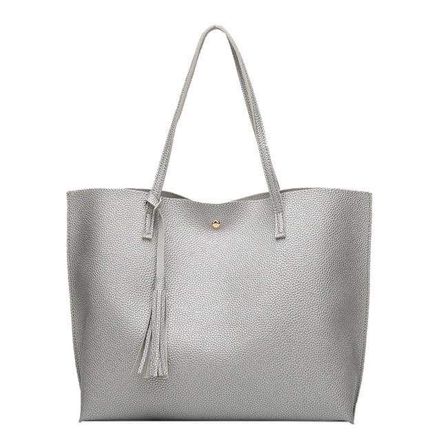 Fashion Women Handbags - Silver