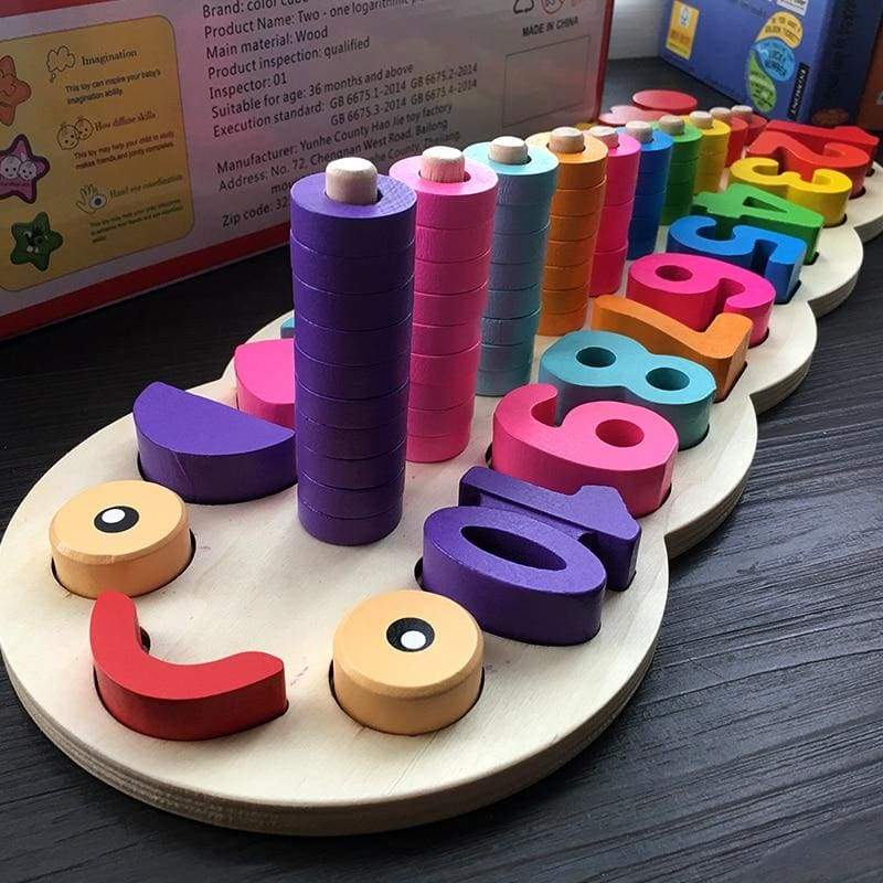 FIBONACCI Wooden counting board - Math Toys