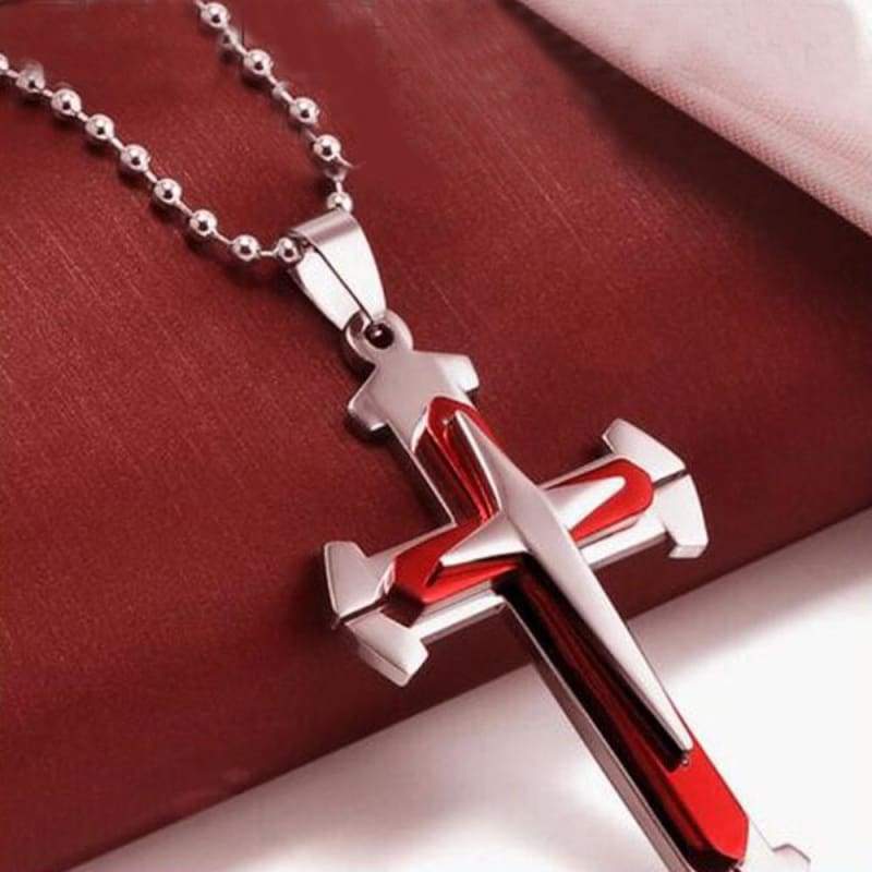 Firefighter Red Cross Necklaces - Pendant Necklaces