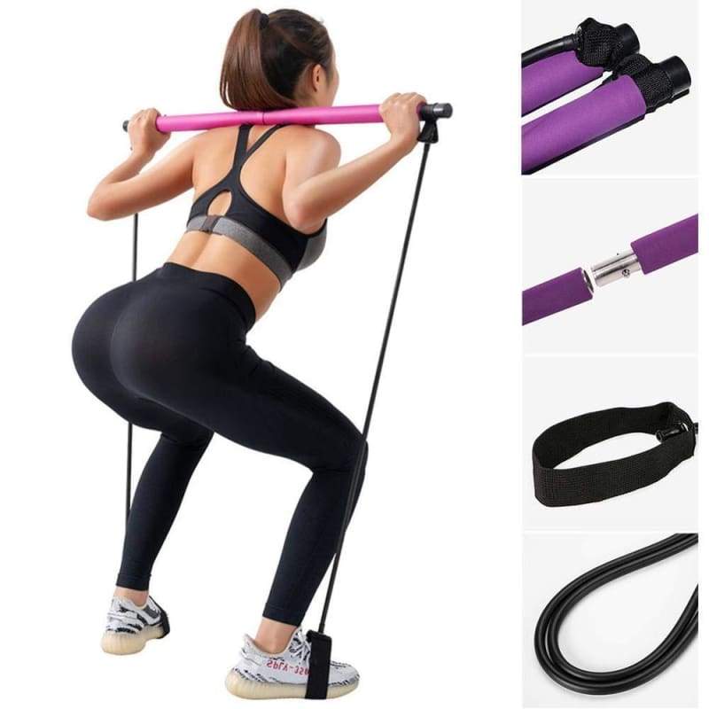 Fitness Stick Multifunctional - Purple - Heath & Fitness1