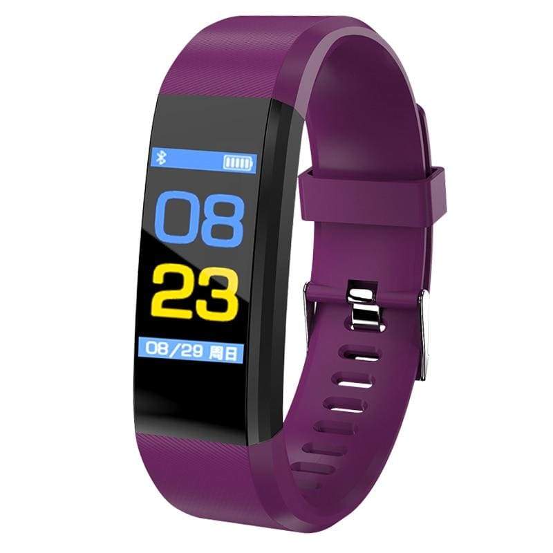 Fitness Tracker Smartwatch - purple - Digital Watches