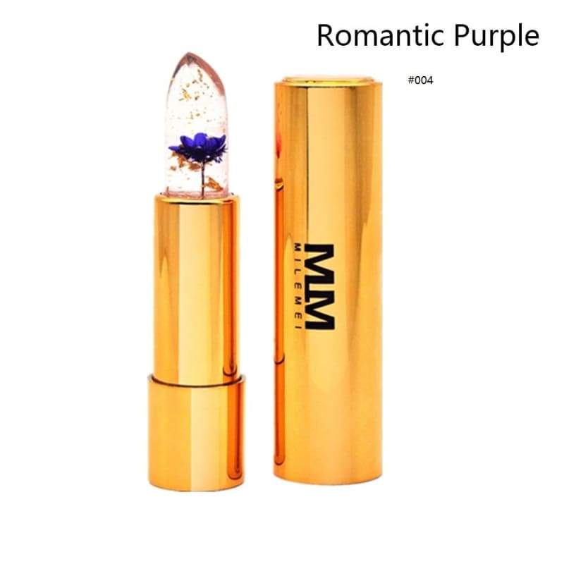 Flower Jelly Lipstick Just For You - 04 Romantic Purple - Lipstick