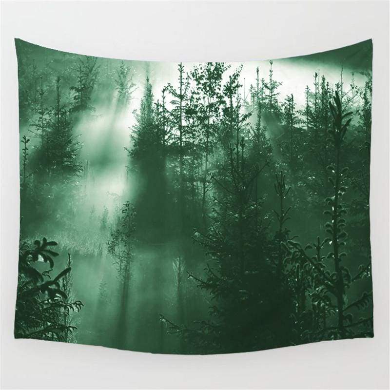 Foggy forest tapestries - Decorative Tapestries