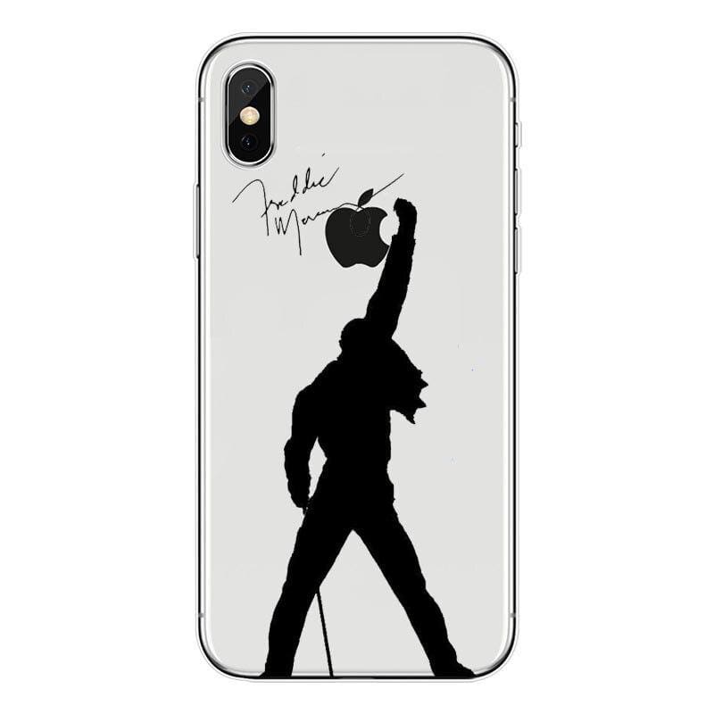 Freddie Mercury iPhone Case - For iPhone XSMAX 35 / TPU - Half-wrapped Case