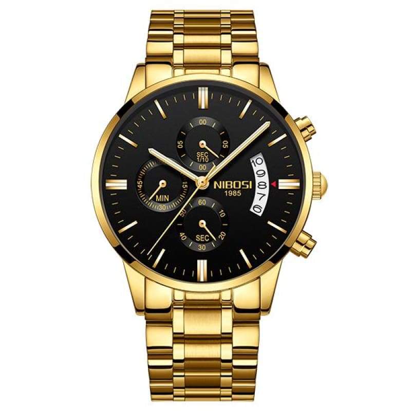 Gold And Black Luxury Sports Watches - 2309 GOLDBLACK - Quartz Watches