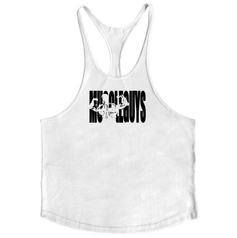 Golds Gym Tank Top Just For You - white164 / XL - Tank Tops
