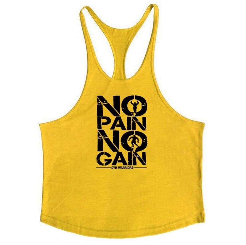 Golds Gym Tank Top Just For You - yellow175 / M - Tank Tops