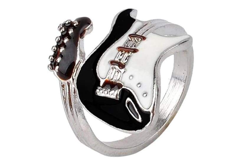 Amazing Guitar sterling silver ring - Rings