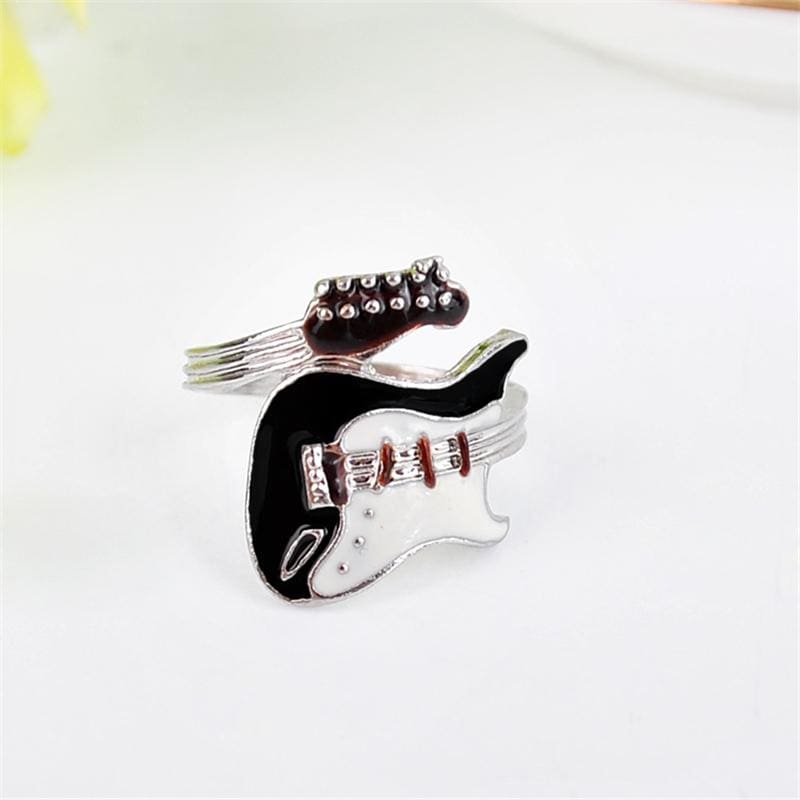 Amazing Guitar sterling silver ring - Rings