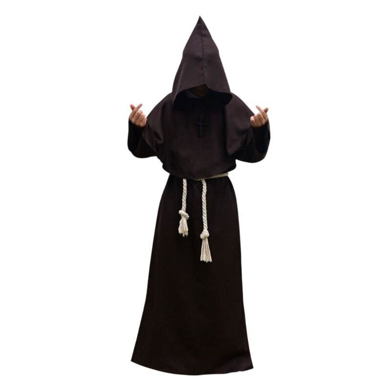 Halloween Robe Hooded Cloak Costume Just For You - Brown / S / Other - Halloween