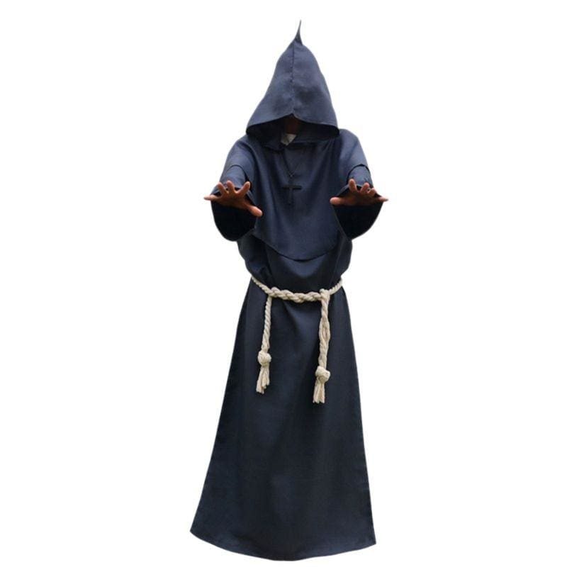 Halloween Robe Hooded Cloak Costume Just For You - Gray / S / Other - Halloween