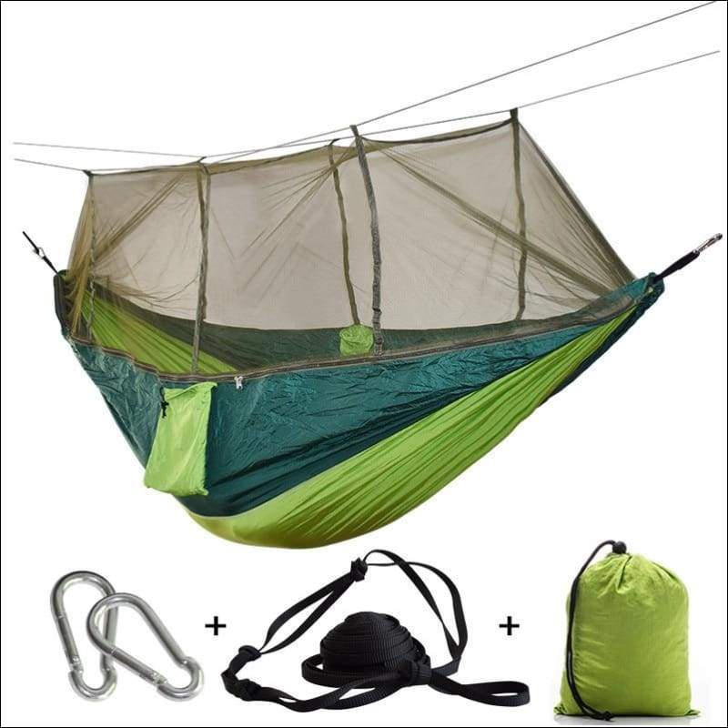 Hammock Tree Tent - green green net - Hammock Tree Tent