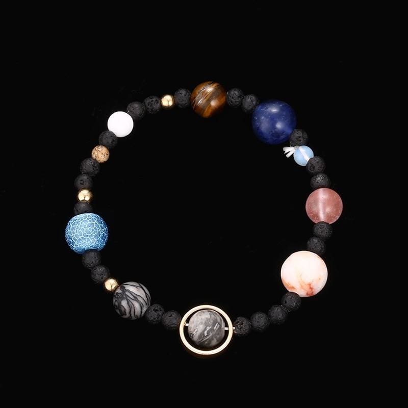 Handmade Galaxy Planets Natural Stone Bracelets - Charm Bracelets