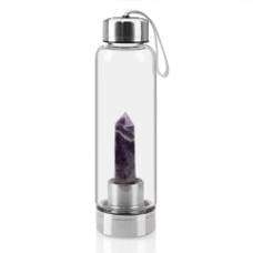 Healing crystal water bottle - 0.55L / amethyst1 - Bottles Jars & Boxes