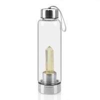 Healing crystal water bottle - 0.55L / citrine1 - Bottles Jars & Boxes