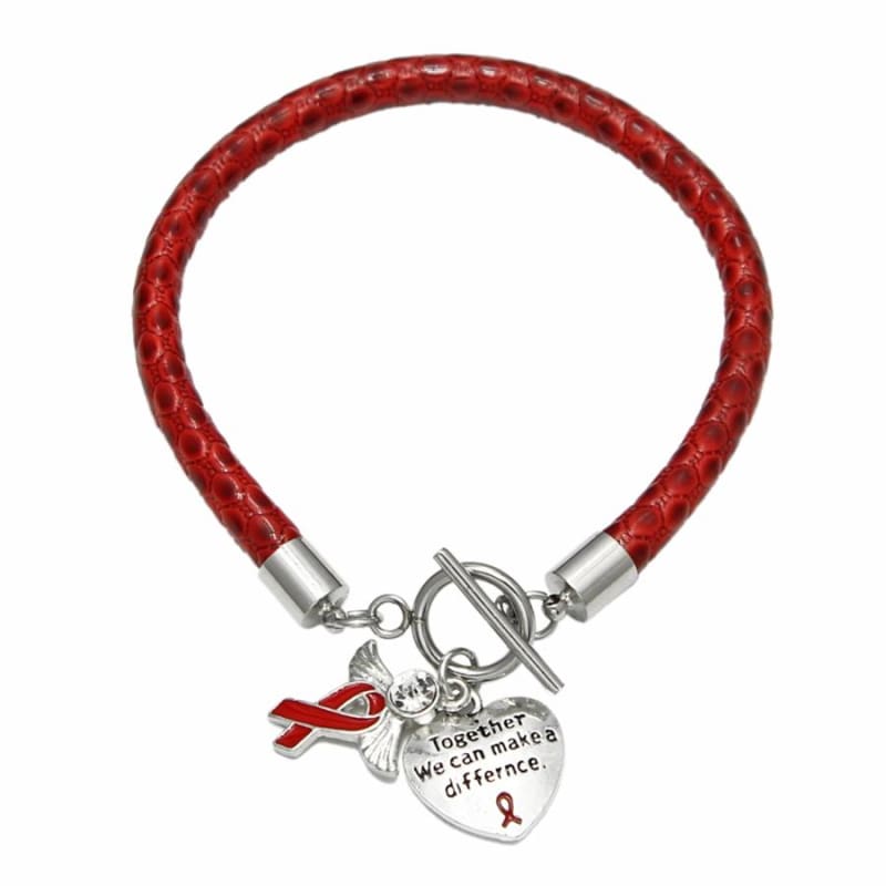 Heart Shaped Engraved Bracelets - DSX011 / 20cm - Cuff Bracelets