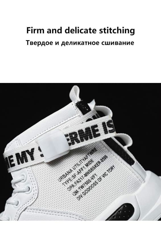 High-top Sneakers Mens Cotton Shoes - Sneakers shoes