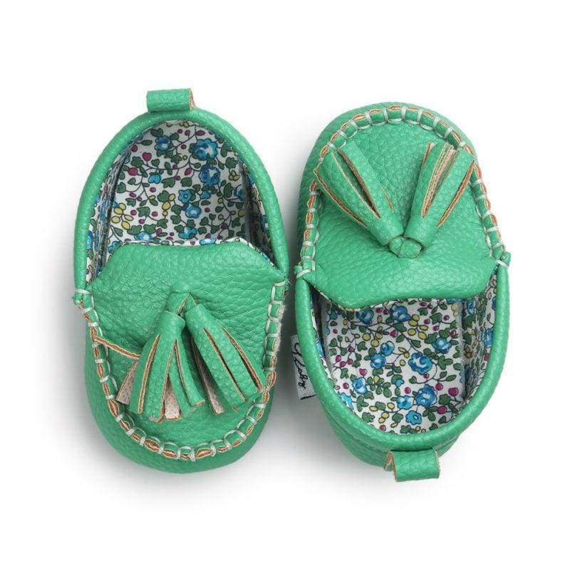 Infants Soft Sole Sneakers - G-Green / 3 - First Walkers