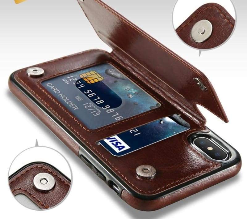 3 in 1 iphone cases Multifunctional wallet - Fitted Cases