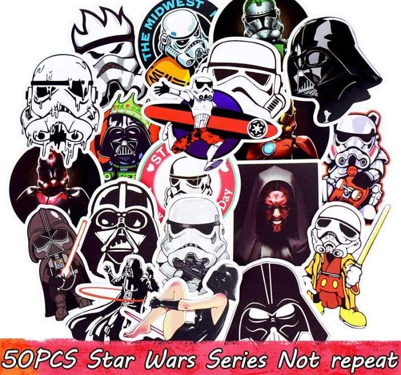Just For You Star Wars stickers - AS the picture - Stickers
