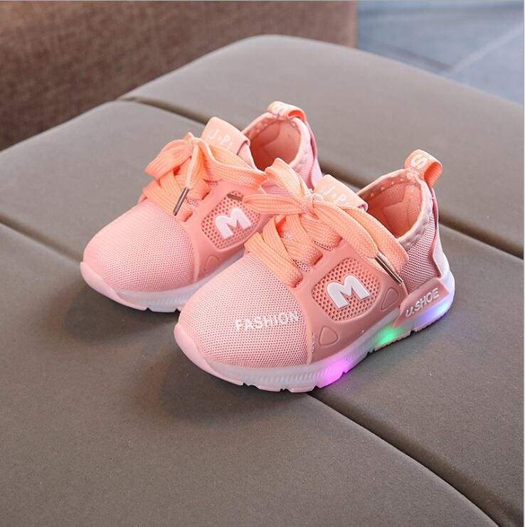 Kids LED Sneakers Shoes - Pink / 5.5 - LED Shoes Kids
