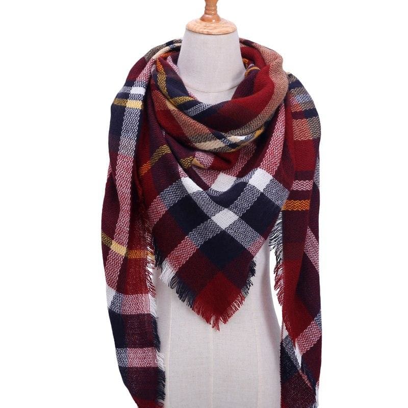 Knitted spring winter women scarf - b11 - Womens Scarves