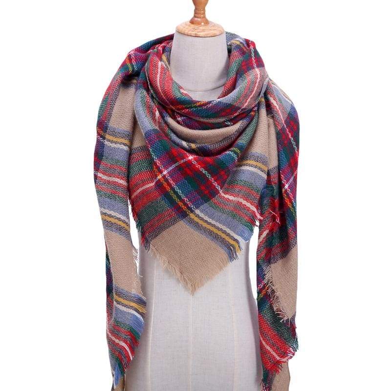 Knitted spring winter women scarf - b16 - Womens Scarves