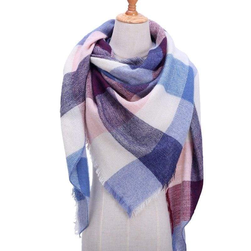 Knitted spring winter women scarf - b19 - Womens Scarves