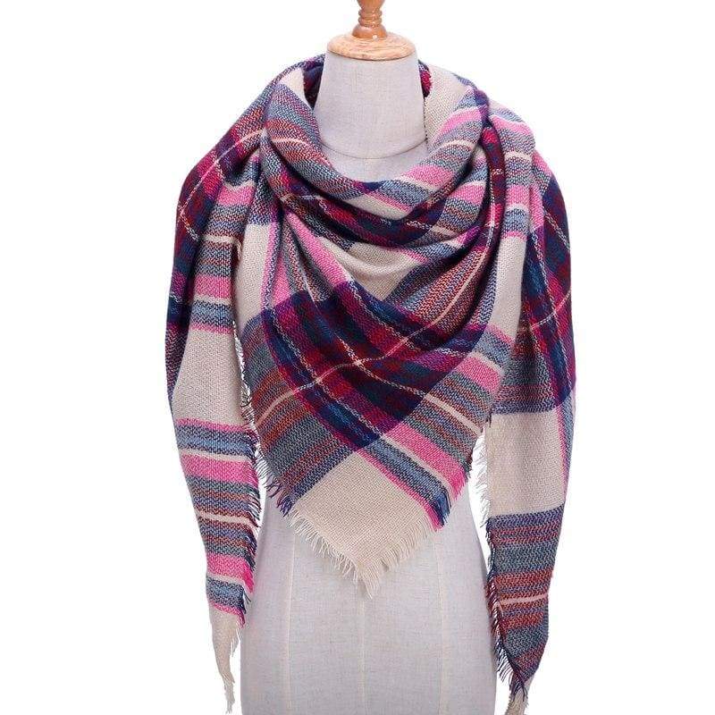 Knitted spring winter women scarf - b22 - Womens Scarves