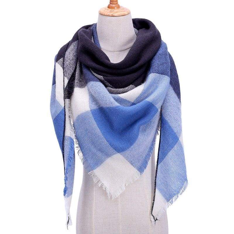 Knitted spring winter women scarf - b38 - Womens Scarves