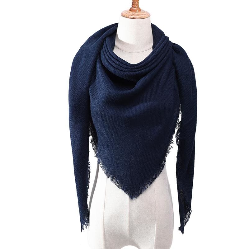 Knitted spring winter women scarf - c11 - Womens Scarves