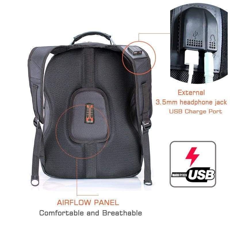 Laptop backpack Waterproof USB Charge Just For You - Backpacks1