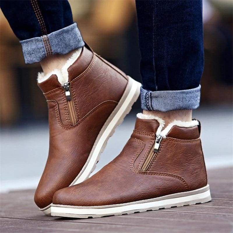 Leather snow boots Just For You - Basic Boots