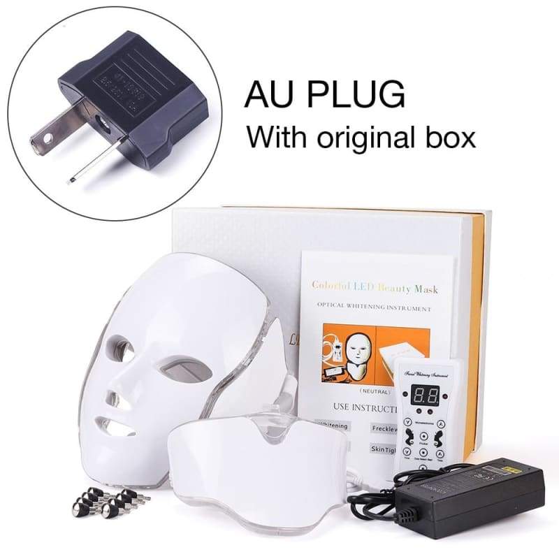 LED Light Therapy Mask - AU Plug with box - Face Skin Care Tools
