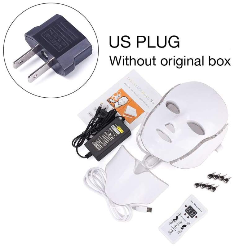 LED Light Therapy Mask - US Plug withthou box - Face Skin Care Tools